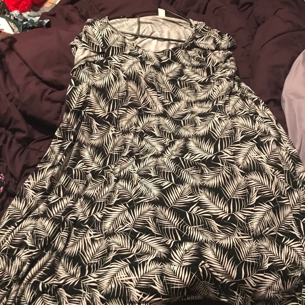 Back and white dress